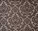 damask design curtain in polyester fabric with coffee color